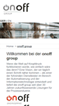Mobile Screenshot of onoff-group.de